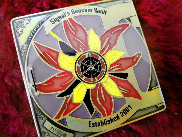 "Signals Geocoin Vault" German LE70